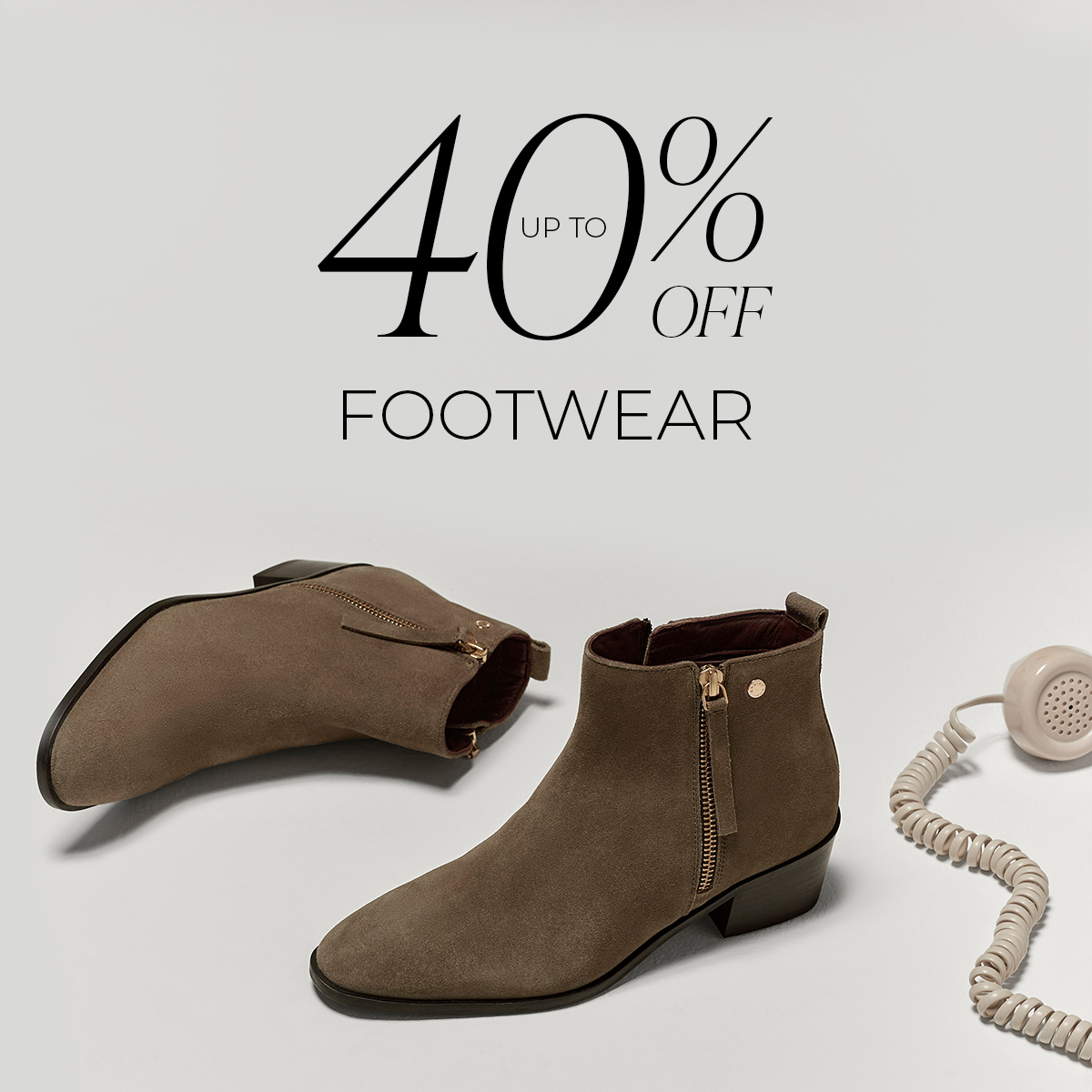 Up to 40% Off Footwear